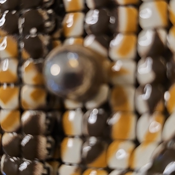 Elegant Black and Gold Mesh Change Purse Clutch. Satin Lined. - Picture 2 of 6